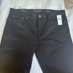 Banana Republic black chinos